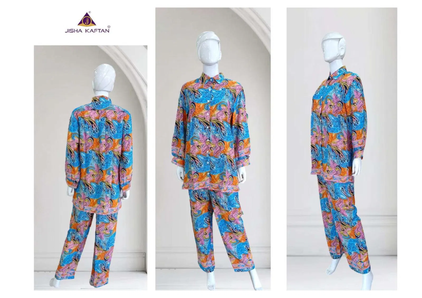 Silk Co Ord Sets By Jisha Kaftan Western Designer Cord Set Suppliers In India